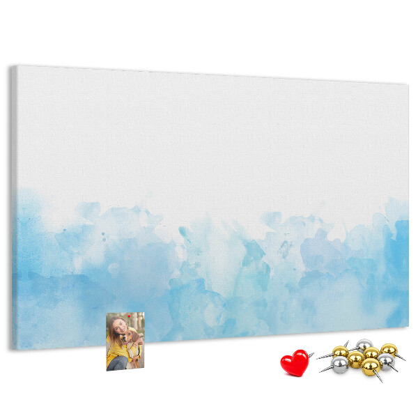 Cork board Painted splashes