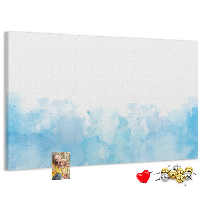 Cork board Painted splashes