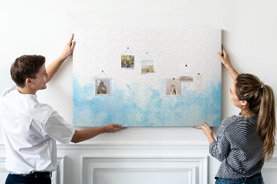 Cork board Painted splashes
