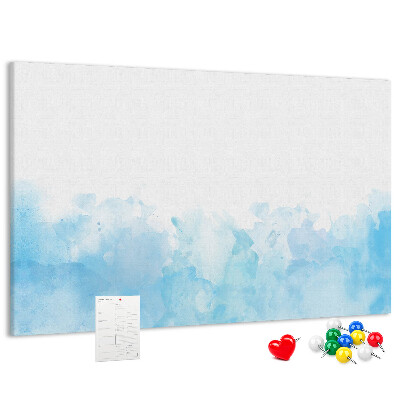Cork board Painted splashes