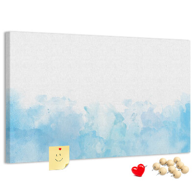 Cork board Painted splashes