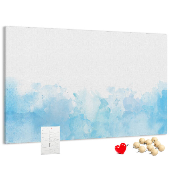 Cork board Painted splashes