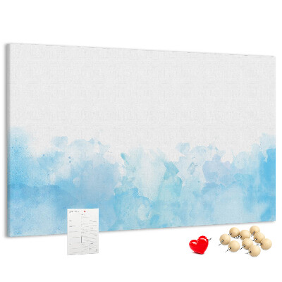 Cork board Painted splashes