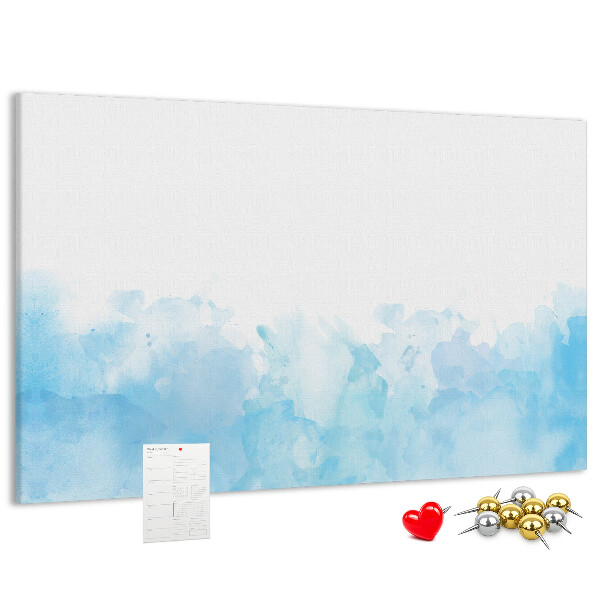 Cork board Painted splashes