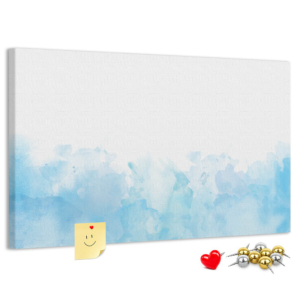 Cork board Painted splashes