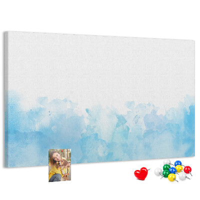 Cork board Painted splashes