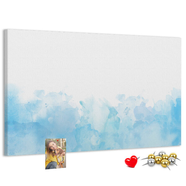 Cork board Painted splashes