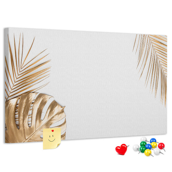 Cork board Tropical leaves