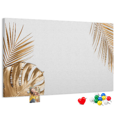 Cork board Tropical leaves