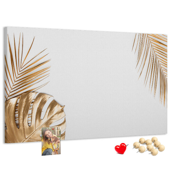 Cork board Tropical leaves