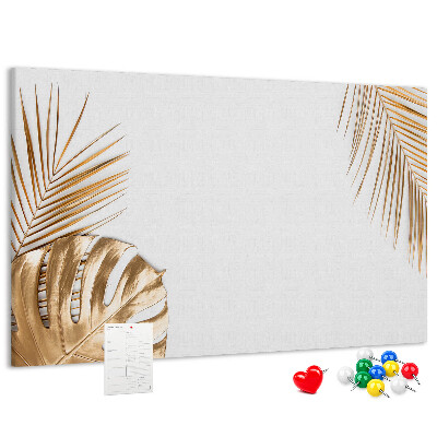 Cork board Tropical leaves