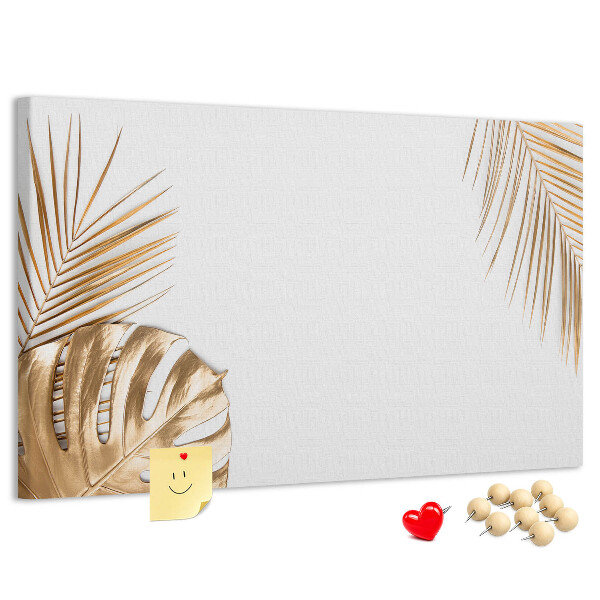 Cork board Tropical leaves