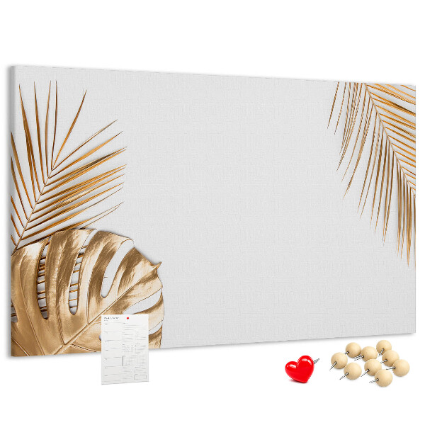 Cork board Tropical leaves