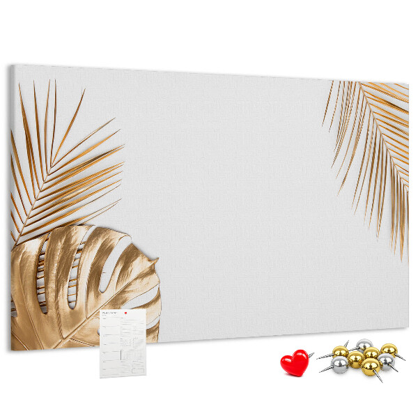 Cork board Tropical leaves