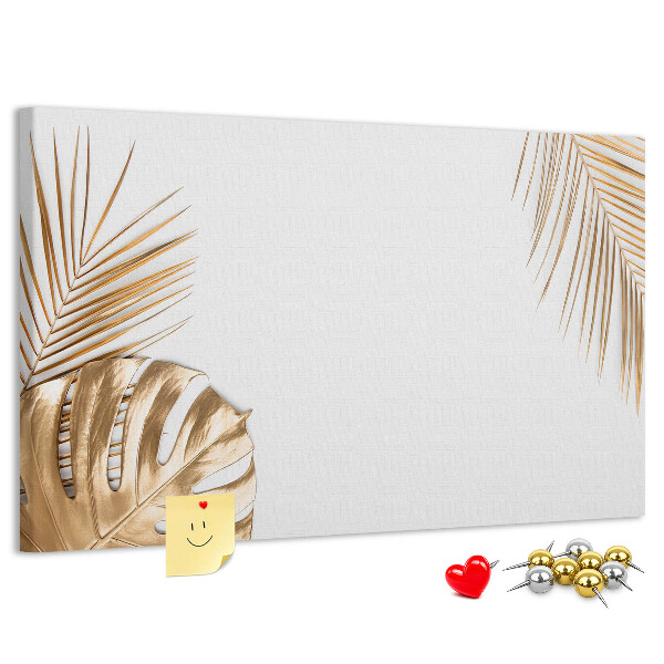 Cork board Tropical leaves