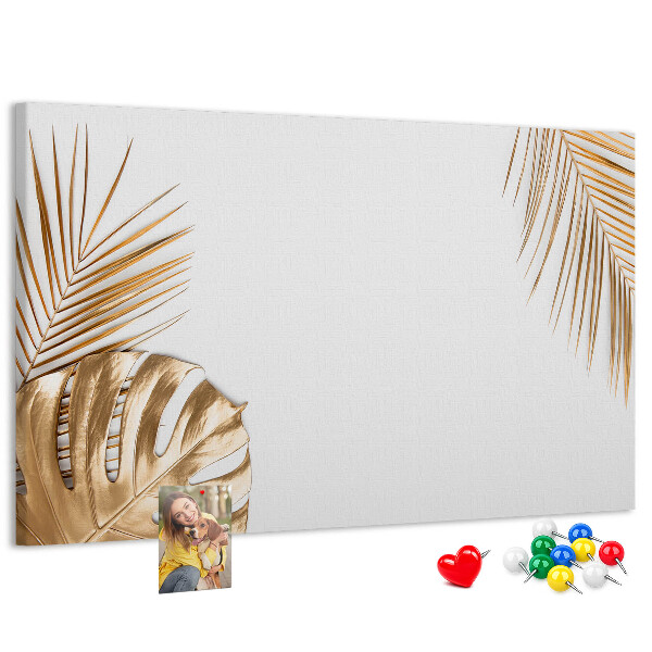 Cork board Tropical leaves