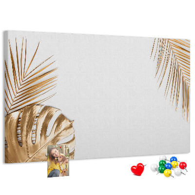 Cork board Tropical leaves