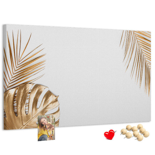 Cork board Tropical leaves