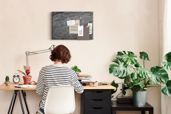 Cork display board Volcanic rock