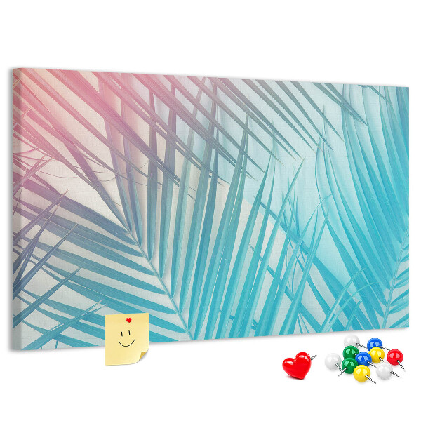 with tropical palm print