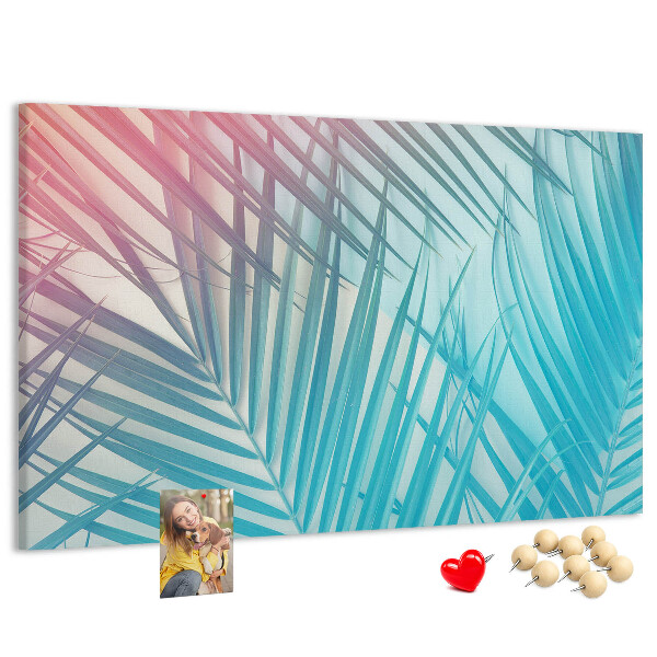 Cork board Tropical palm