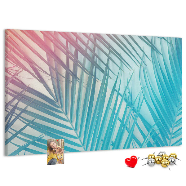 Cork board Tropical palm