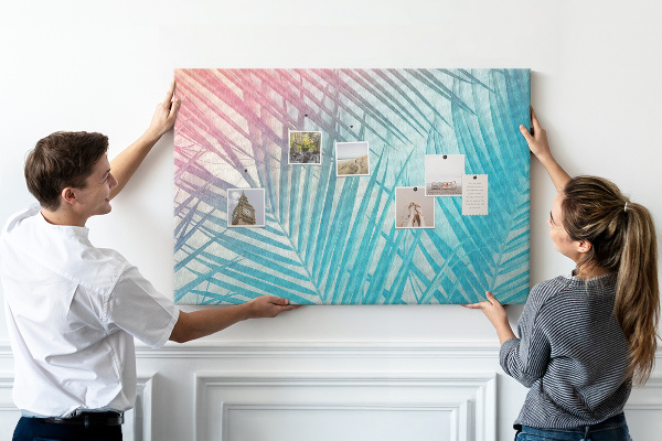 Cork board Tropical palm