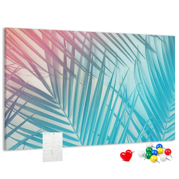 Cork board Tropical palm