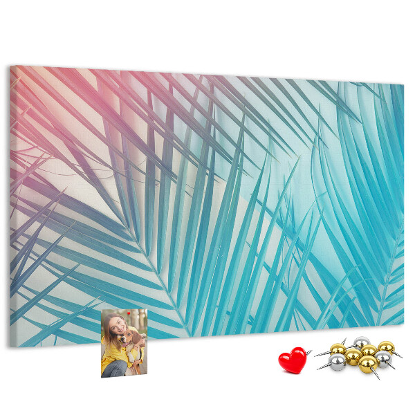 Cork board Tropical palm