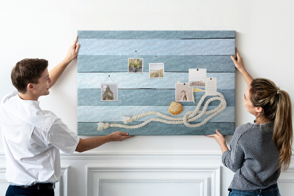 Cork board Boards stripes seashell