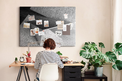 Cork display board Triangles abstraction