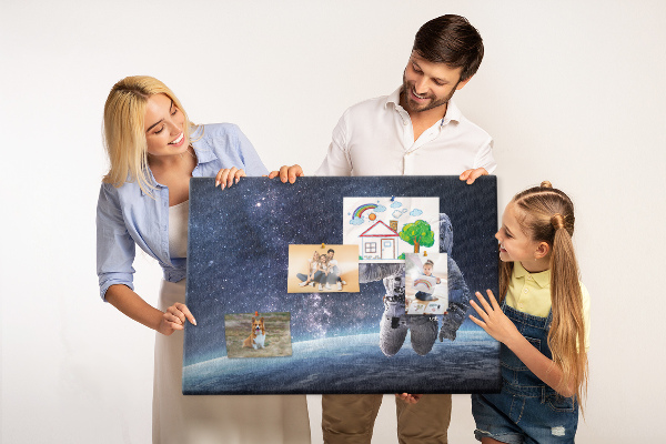 Cork memo board Astronaut