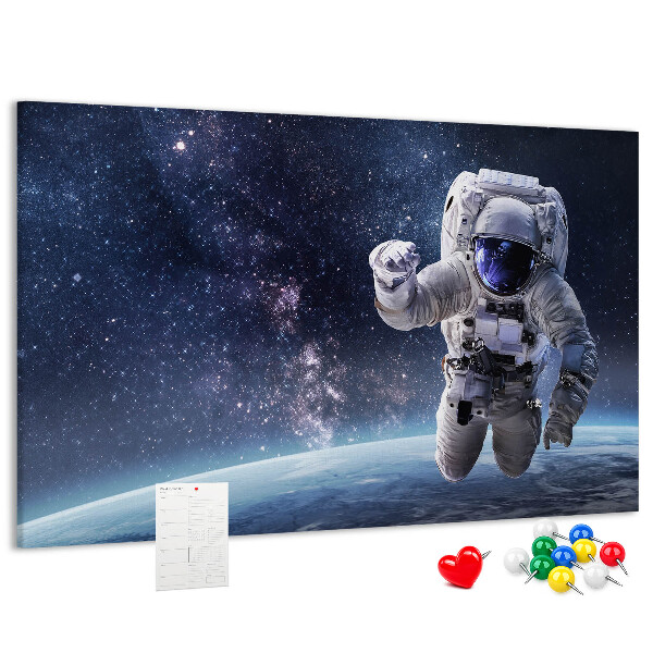 Cork memo board Astronaut