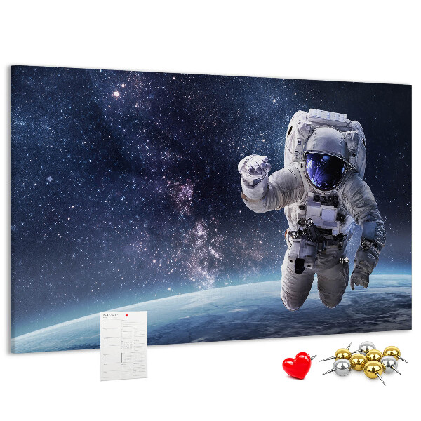Cork memo board Astronaut