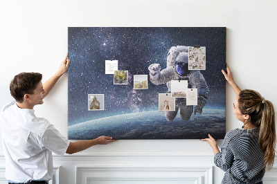 Cork memo board Astronaut