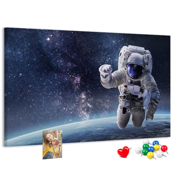 Cork memo board Astronaut