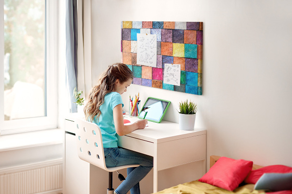 Cork board Wooden cubes