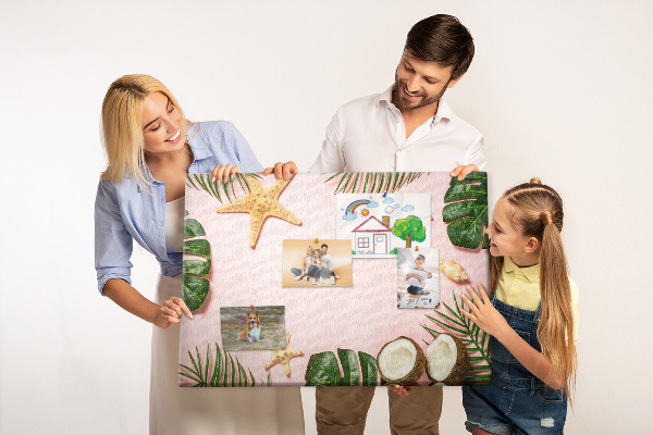 Cork display board Summer mood