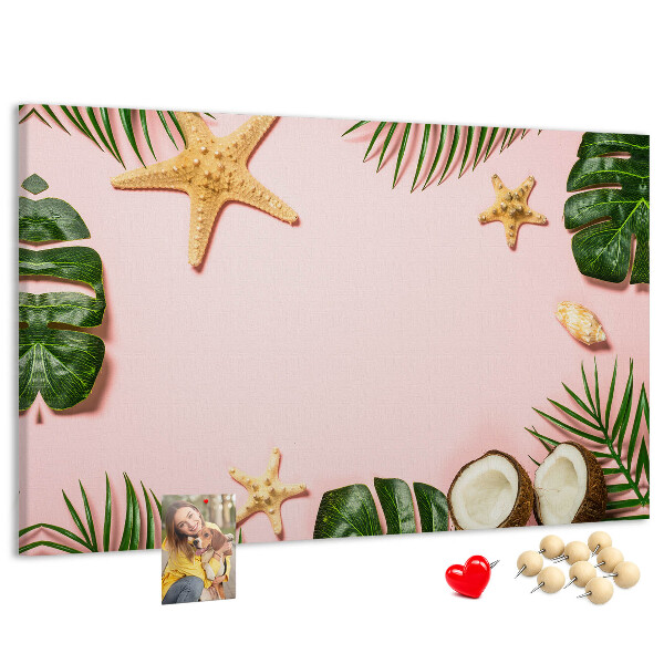 Cork display board Summer mood