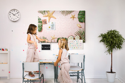 Cork display board Summer mood
