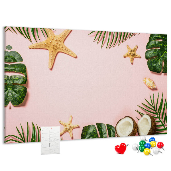 Cork display board Summer mood