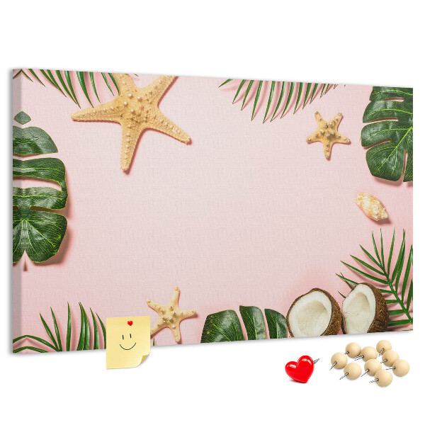 Cork display board Summer mood