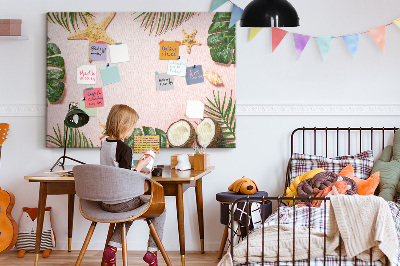 Cork display board Summer mood