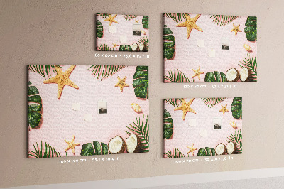 Cork display board Summer mood