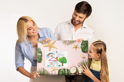 Cork display board Summer mood