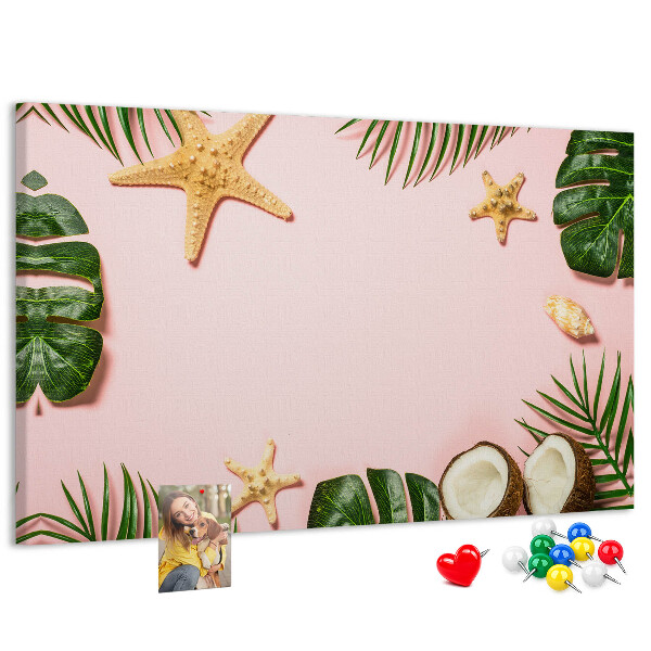 Cork display board Summer mood