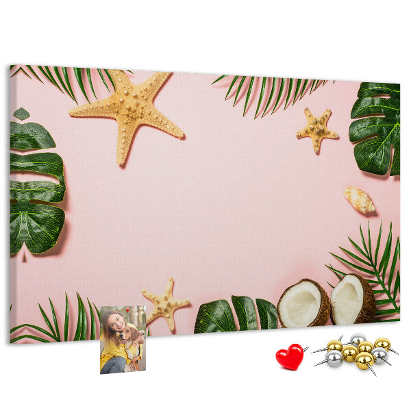 Cork display board Summer mood