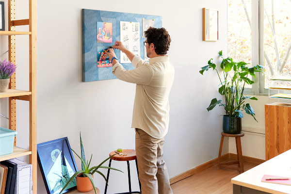 Cork board Triangles abstraction