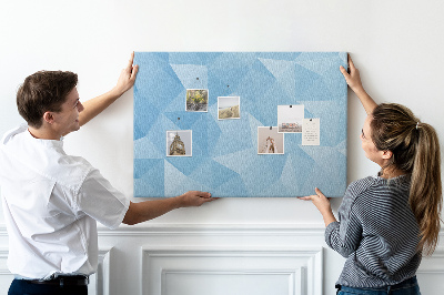 Cork board Triangles abstraction