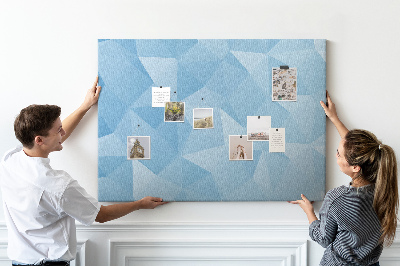 Cork board Triangles abstraction